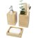 Set de baño de bambú de 3 piezas Hedon Natural detalle 5