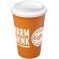 Vaso térmico Americano 350 ml con aislamiento de doble pared Naranja/blanco detalle 69