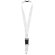 Lanyard con hebilla separable blanco