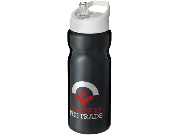H2O Active® Base Bidón deportivo con tapa con boquilla de 650 ml Negro intenso/blanco detalle 4
