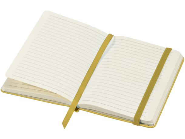 Cuaderno con cierre de banda elástica grabada