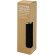 Botella de acero inoxidable con aislamiento al vacío de cobre de 540 ml con tapa de bambú Hulan Negro intenso detalle 30
