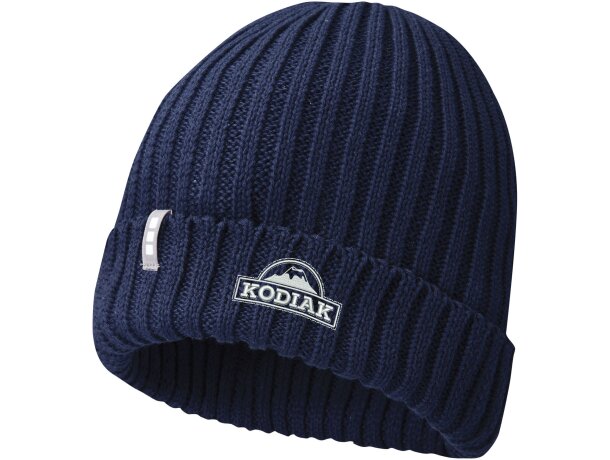 Gorro orgánico Ives Azul marino detalle 1