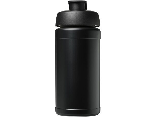 Bidón deportivo Baseline reciclado con tapa Flip 500ml Negro intenso/negro intenso detalle 14