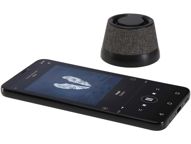 Altavoz inalámbrico magnético Horna con plástico reciclado Negro intenso detalle 6