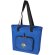 Bolsa tote plegable EcoFold de poliéster reciclado certificado GRS Azul real detalle 10