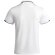 Polo deportivo manga corta infantil Tamil Roly poliéster reciclado Blanco/negro intenso detalle 5