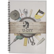 Cuaderno A4 con anillas de alambre y cubierta de PP Desk-Mate®