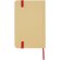 Libreta tapa dura A6 Reed con papel certificado FSC Rojo detalle 18
