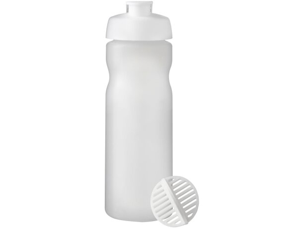 Bidón mezclador de 650ml Baseline Plus Blanco/transparente escarchado detalle 1