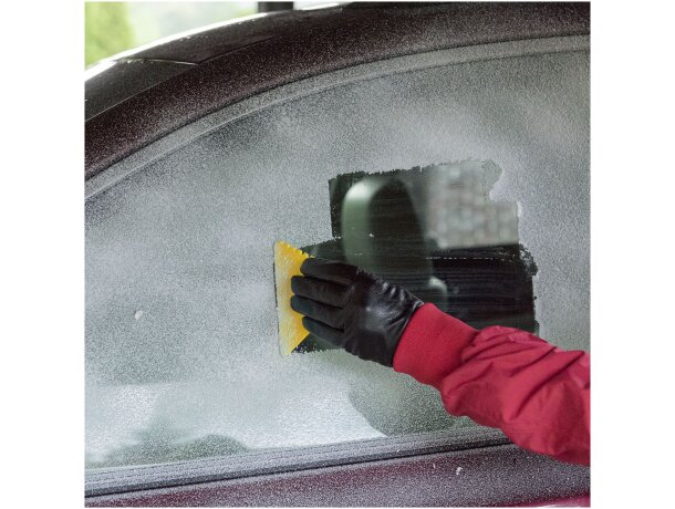 Rascador de hielo triangular Frosty de plástico reciclado Amarillo detalle 9