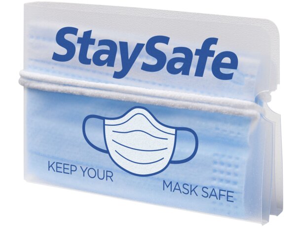 Neceser plegable para mascarillas Madden Transparente escarchado detalle 1