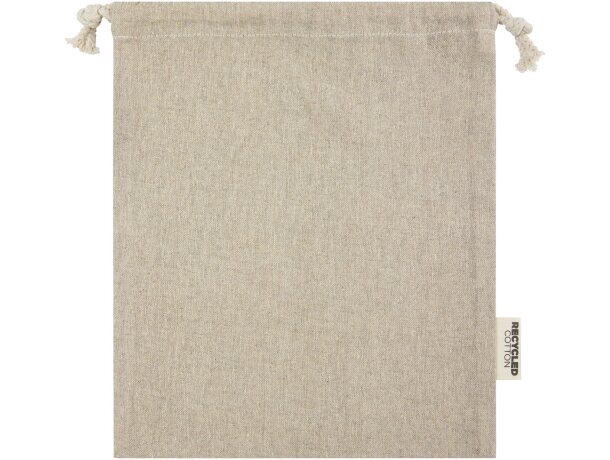 Bolsa de regalo Pheebs algodón reciclado con cierre detalle 3