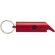 Llavero linterna led flare con abrebotellas aluminio reciclado Rojo detalle 11