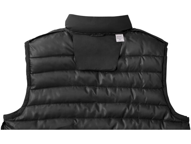 Chaleco aislante de material reciclado para hombre Pallas Negro intenso detalle 14