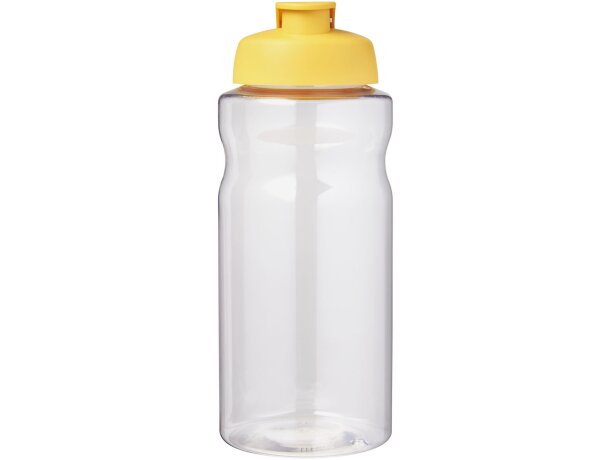 Bidón deportivo con tapa Flip 1 litro H2O Active Big Base Amarillo detalle 10