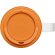 Taza térmica personalizada en pp 350ml Blanco/naranja detalle 5