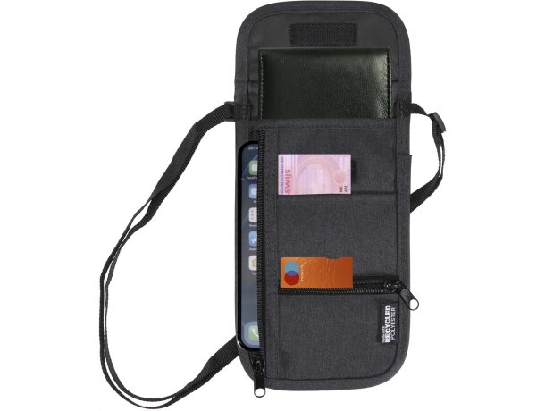 Bolsa de viaje reciclada certificada GRS Ross detalle 9