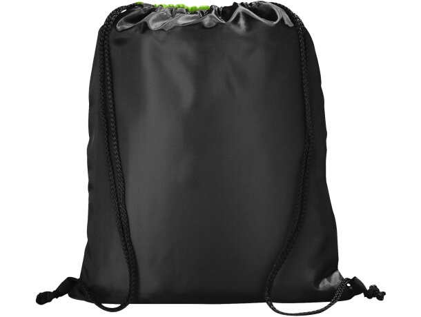 Mochila con cuerdas con lateral de rejilla grabado