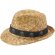 Sombrero de paja Pricus natural con banda personalizable Negro intenso/natural detalle 5