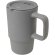 Taza térmica de gres Carter con tapa antiderrame 450ml Gris