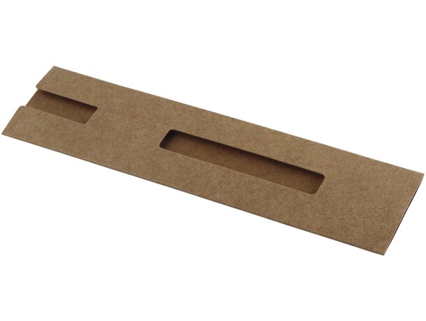 Funda de cartulina para bolígrafo Nador Natural detalle 3