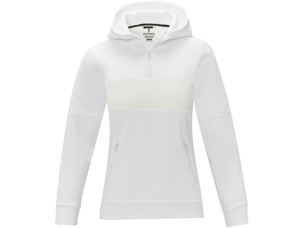 Sudadera anorak con capucha Sayan para mujer Blanco detalle 2