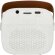 Altavoz inalámbrico bluetooth Diya de plástico reciclado Blanco detalle 9