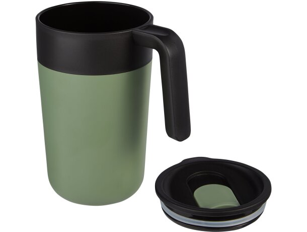 Taza térmica Nordia con doble pared reciclada de 400ml detalle 24
