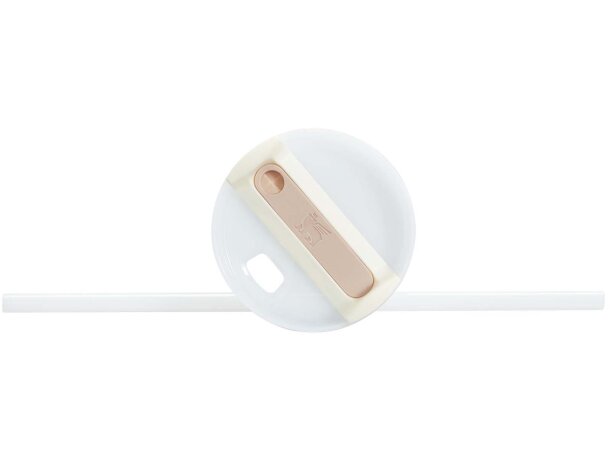 Vaso térmico Stanley Quencher H2.0 de acero inoxidable Crema detalle 2