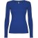 Camiseta manga larga mujer algodón 100% Roly Extreme Azul real
