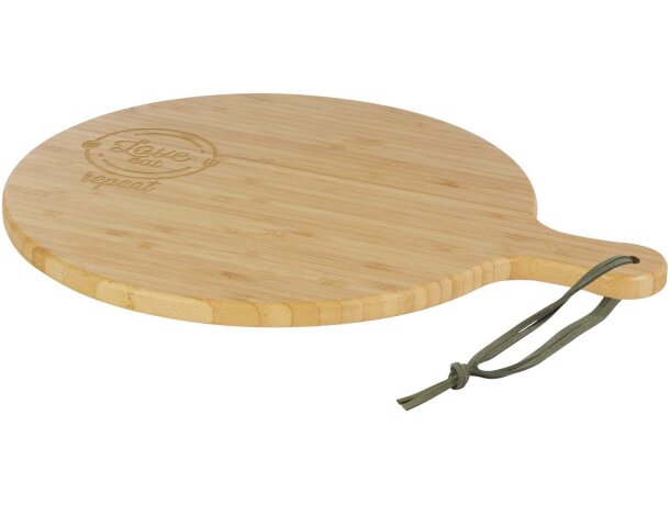 Tabla de cortar Delys en bambú con mango ergonómico Verde bosque detalle 9