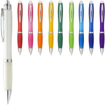 Bolígrafo Nash con cuerpo y empuñadura del mismo color personalizado