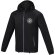 Chaqueta ligera impermeable hombre Dinlas con capucha enrollable Negro intenso detalle 19