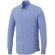 Camisa de manga larga de punto piqué Bigelow Azul claro detalle 6