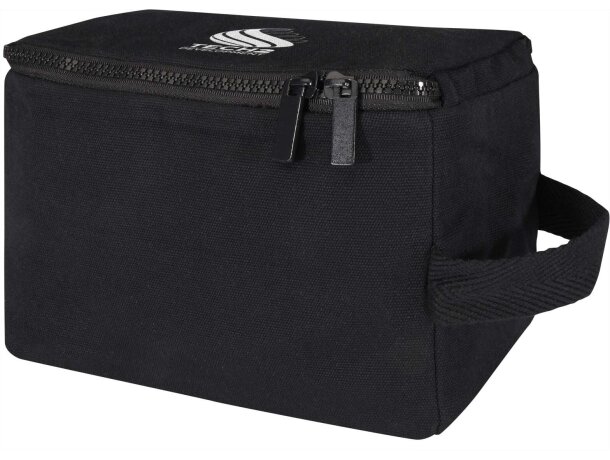 Neceser organizador Aware Pack de algodón reciclado Negro intenso detalle 7