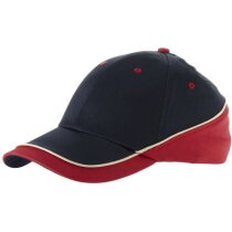 Gorra de diseño en colores combinados personalizada azul marino Gorra de diseño en colores combinados personalizada azul marino