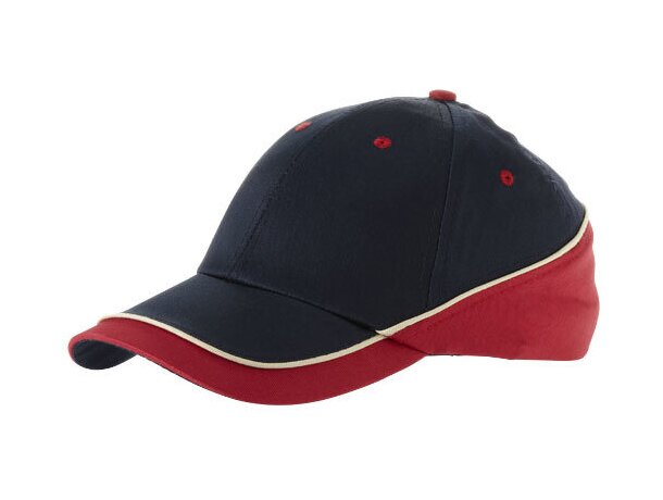 Gorra de diseño en colores combinados personalizada azul marino Gorra de diseño en colores combinados personalizada azul marino