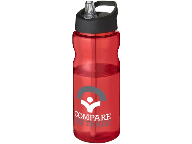 H2O Active® Base Bidón deportivo con tapa con boquilla de 650 ml Rojo/negro intenso detalle 45