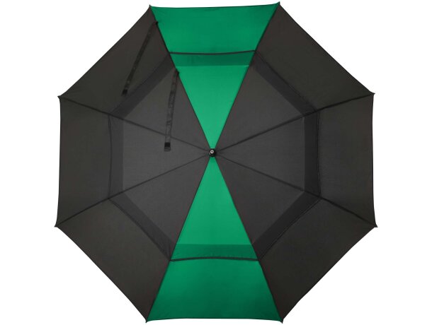 Paraguas cortaviento Jeff con apertura automática y fibra vidrio Verde detalle 26
