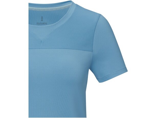 Camiseta Cool fit de manga corta para mujer en GRS reciclado Borax Azul nxt detalle 7