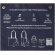 Bolsa tote circular reciclada GRS Kai con código QR Azul marino detalle 8