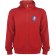 Sudadera con capucha y cremallera Montblanc Roly unisex Rojo detalle 31