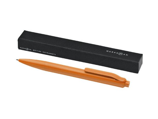 Bolígrafo a color con caja personalizado naranja Bolígrafo a color con caja personalizado naranja