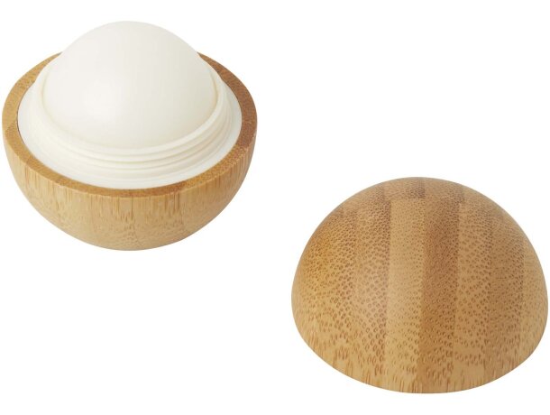 Bálsamo labial Esme bambú natural con SPF15 aroma vainilla Madera detalle 3