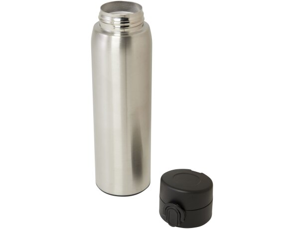 Termo Sika 450ml con aislamiento térmico de acero reciclado Plateado detalle 13