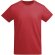 Camiseta manga corta infantil algodón orgánico Breda Roly Rojo