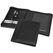 Portafolios de piel en tamaño A5 barato negro intenso Portafolios de piel en tamaño A5 barato negro intenso