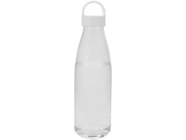 Botella de agua Bergen de plástico reciclado certificado 800ml Transparente claro detalle 5