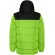 Chaqueta acolchada infantil Tallin Roly con capucha fija Lima/negro intenso detalle 2